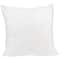 17" White and Black Forest Trees Worsted Christmas Square Throw Pillow
